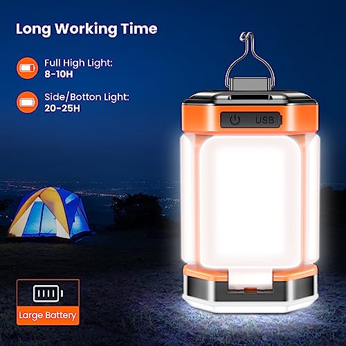 Detalle 2 de Lampara Camping BICKON LED Recargable — 60 LED, 5 modos, 25h de autonomía