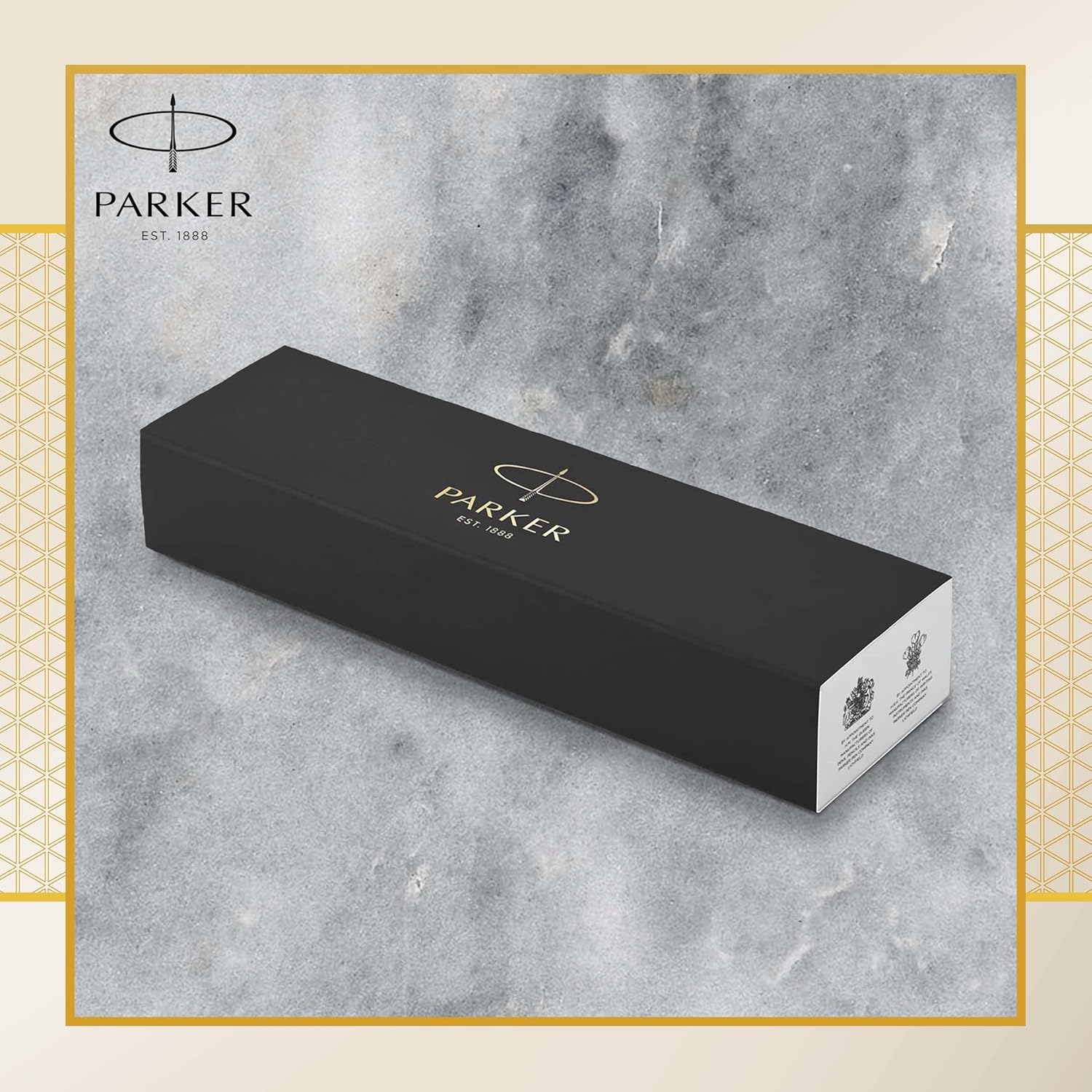 Thumbnail 4 de Parker IM Bolígrafo Plata con Adorno Dorado