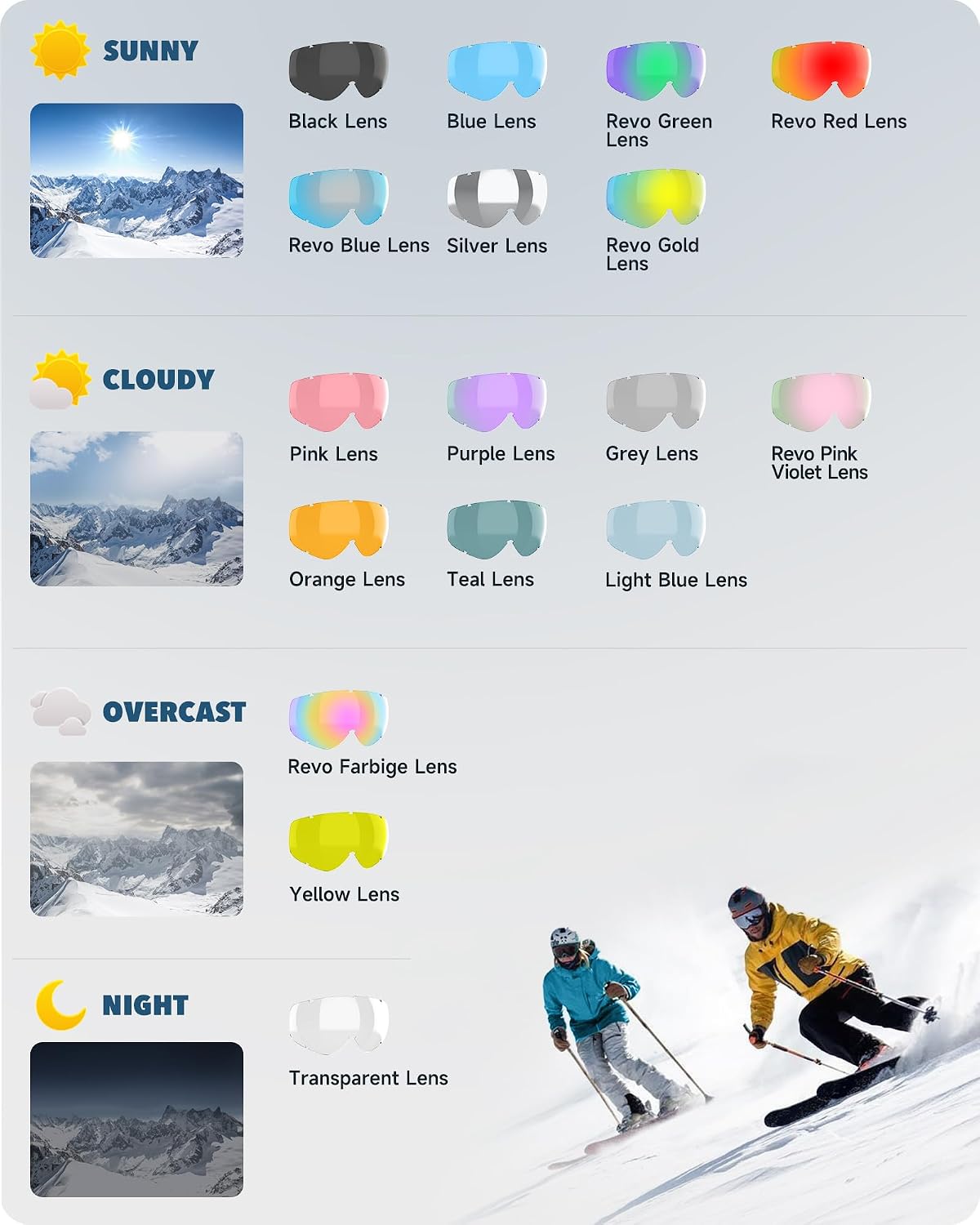 Thumbnail 6 de Findway OTG Ski Goggles 🥽