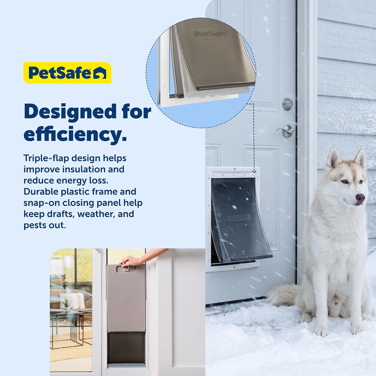 Detalle de PetSafe Plastic Pet Door, Large