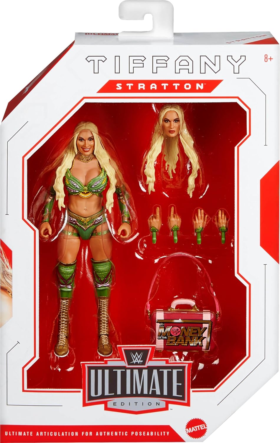 Thumbnail 5 de Mattel WWE Ultimate Edition Tiffany Stratton 6-inch Action Figure Set (with Swappable Heads & Hands)