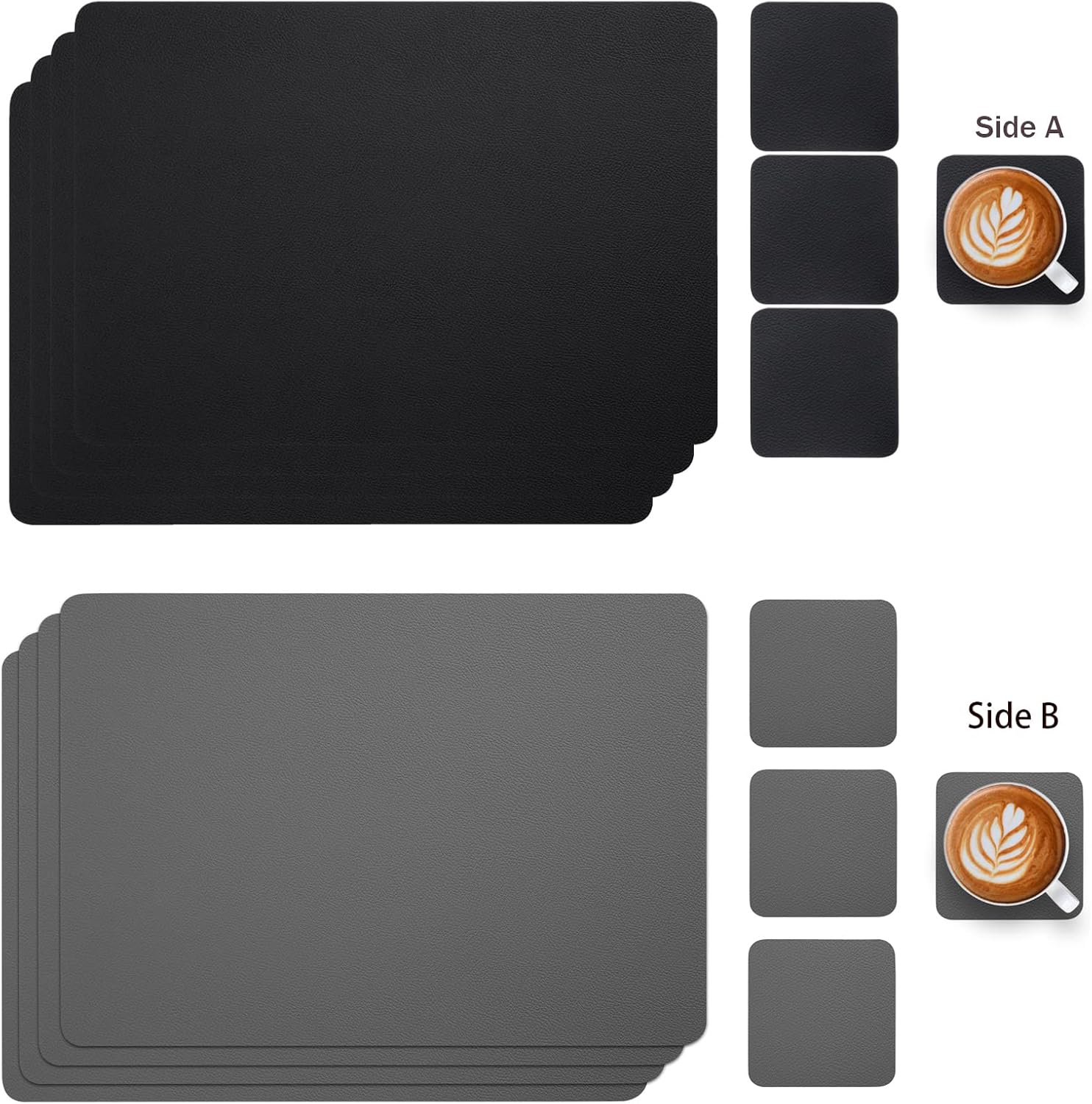 Thumbnail 1 de JUN Tischsets doppelseitig 30 x 43 cm Set 4