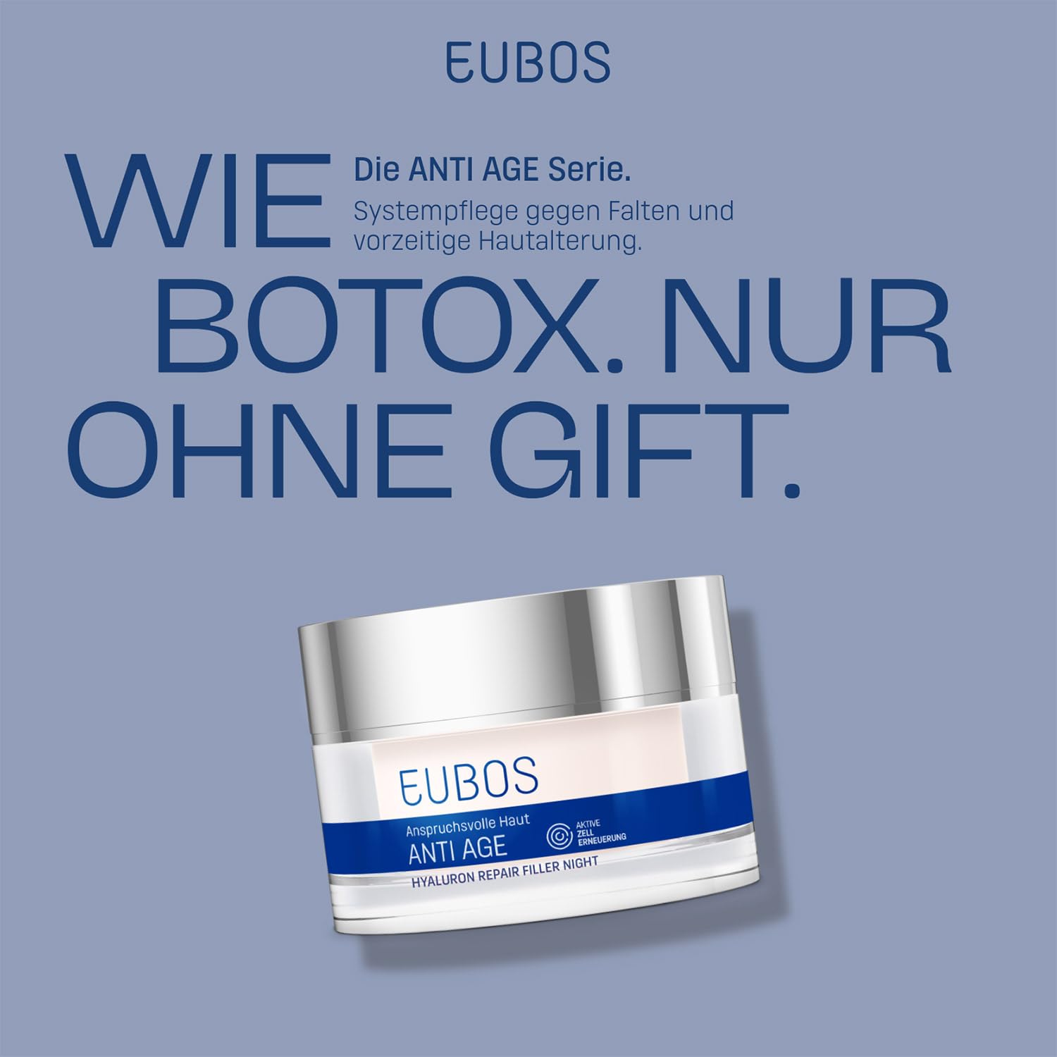 Detalle 2 de EUBOS HYALURON Repair Filler Night Creme 50 ml – medizinische Hautpflege für empfindliche Haut
