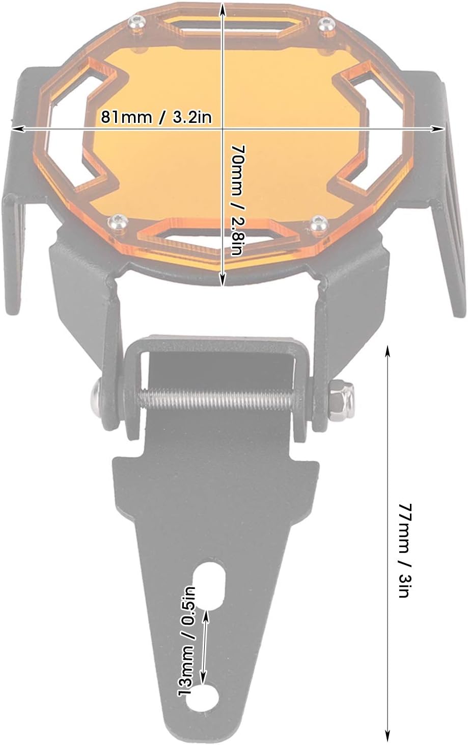 Detalle de KIMISS Motorcycle Fog Light Guards for R1200GS