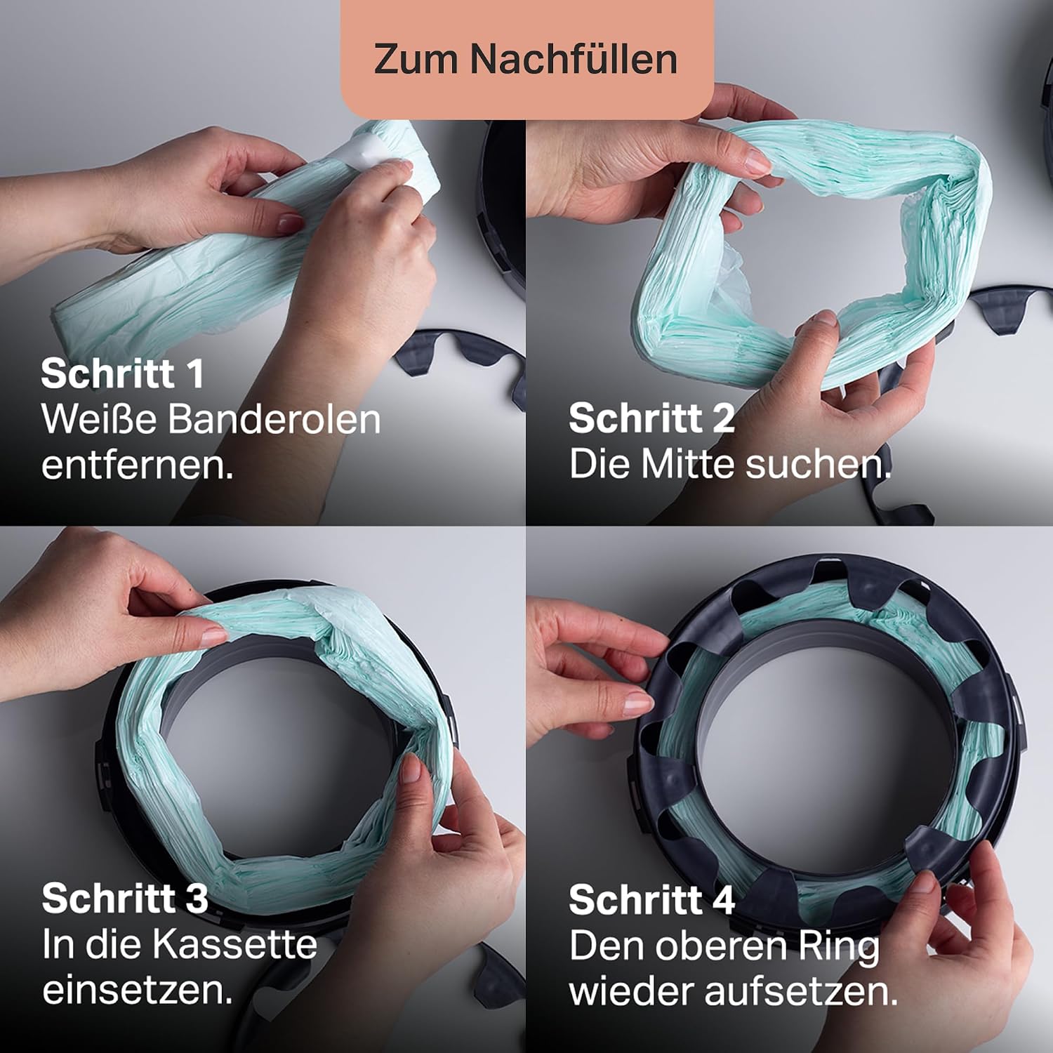 Thumbnail 5 de Tommee Tippee Twist & Click Nachfüllfolie 18er Pack