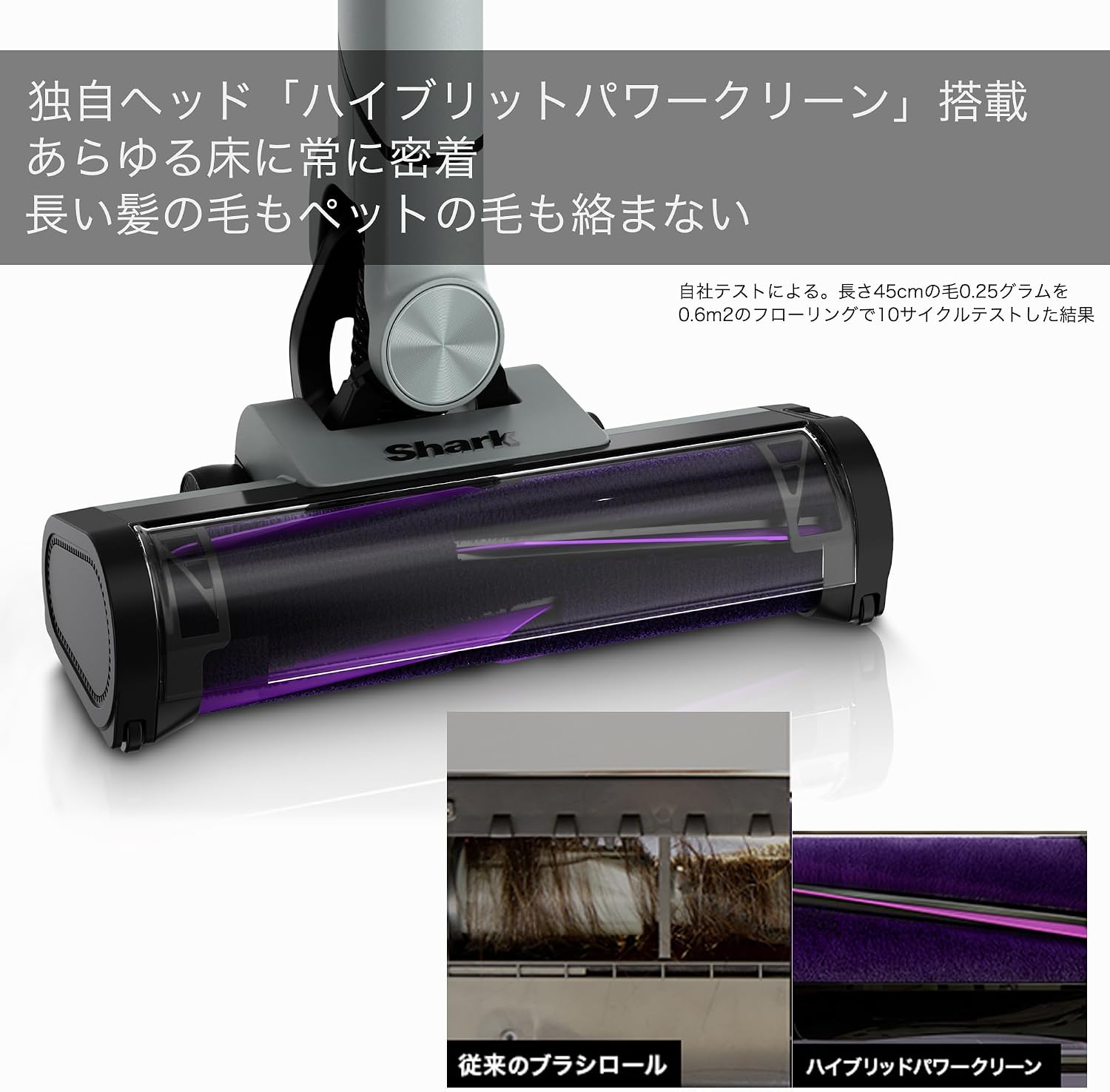 Detalle 2 de Shark EVOPOWER SYSTEM NEO+ LC350JWH コードレススティック掃除機 自動ゴミ収集ドック付き・1.7kg・ミスティックホワイト
