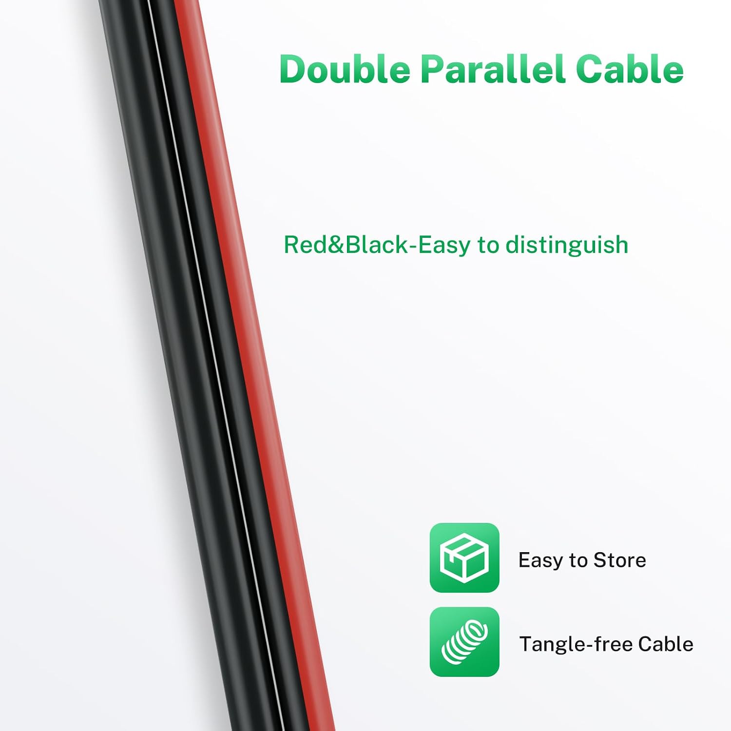 Detalle 2 de Firmerst Solarkabel 2×6mm² 5 m PV