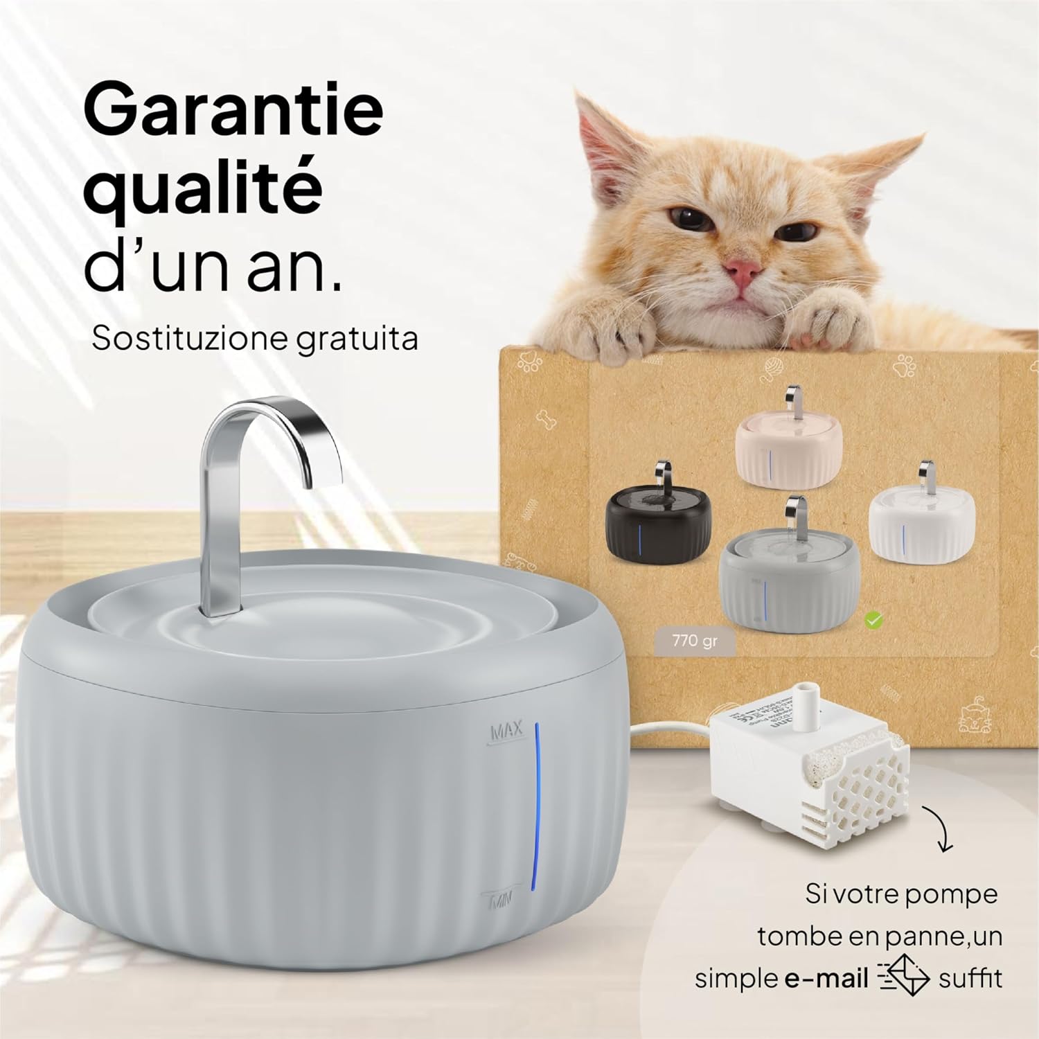 Thumbnail 6 de Pretty Paw Aqua Flow Pro 2,8 L 🐱