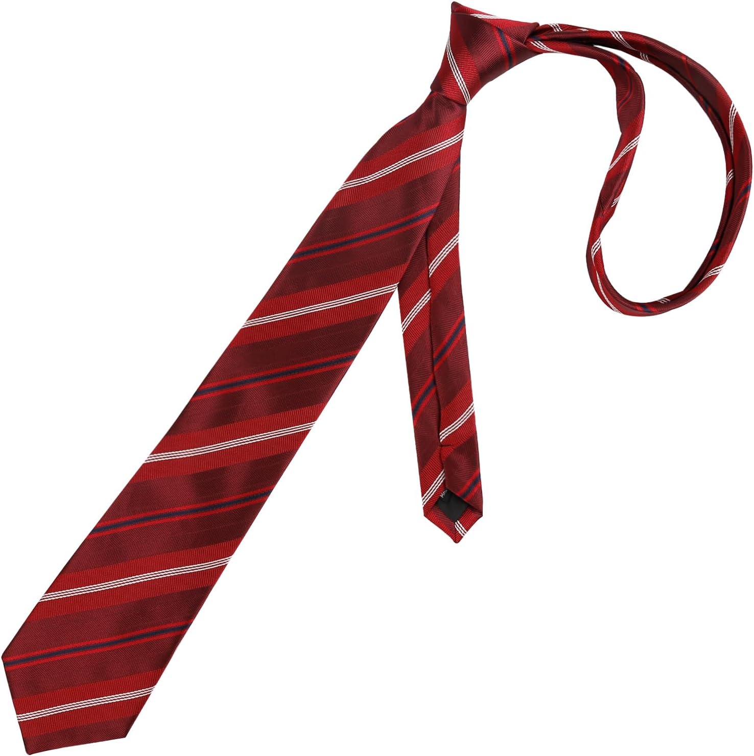 Detalle de Alizeal men’s solid colour tie and pocket square set (business formal)