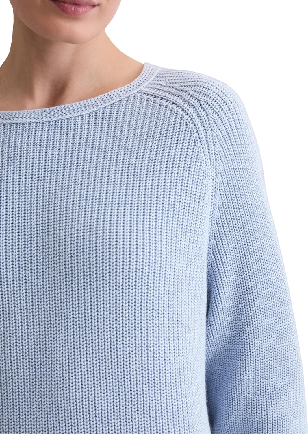 Detalle 2 de Marc O’Polo Damen Strickpullover aus Bio-Baumwolle im Loose Fit