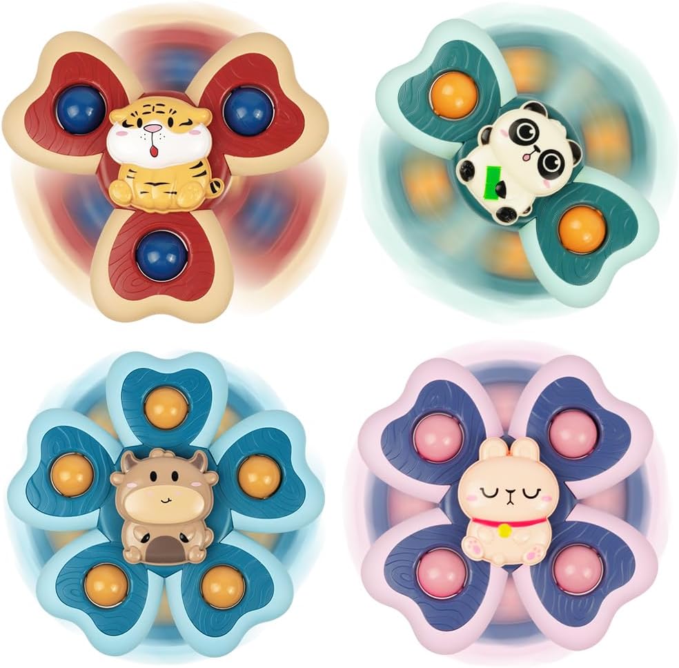 Vicloon Giocattolo a Ventosa 4pcs sensoriale