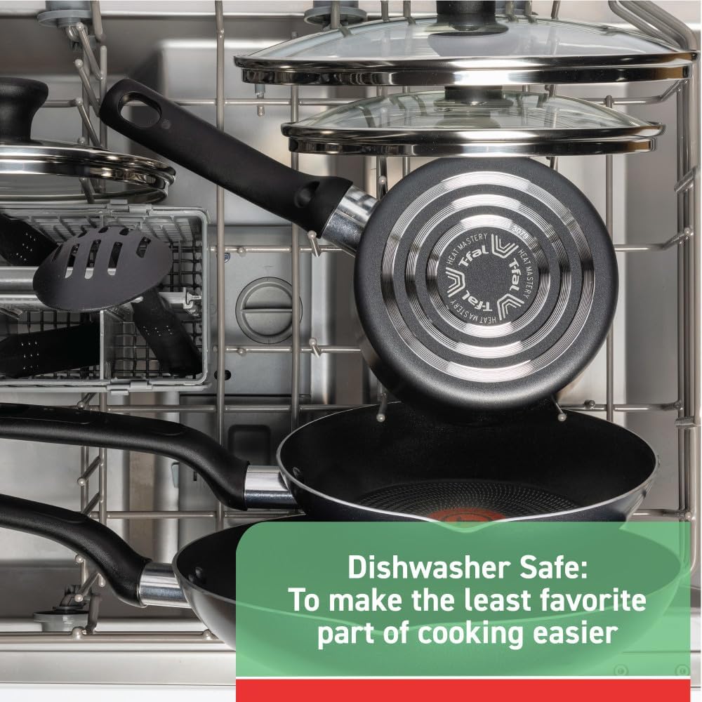 Thumbnail 5 de T-fal Initiatives 18-Piece Cookware Set 350°F