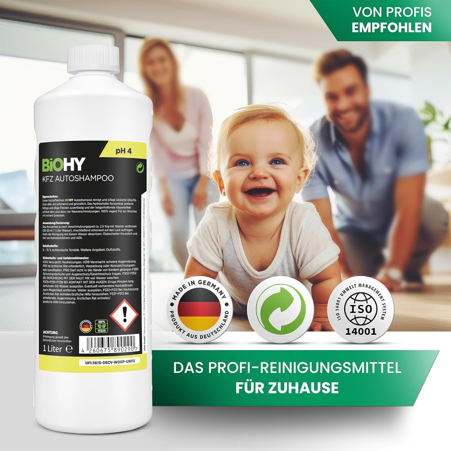 Thumbnail 4 de BiOHY KFZ Autoshampoo 1 l