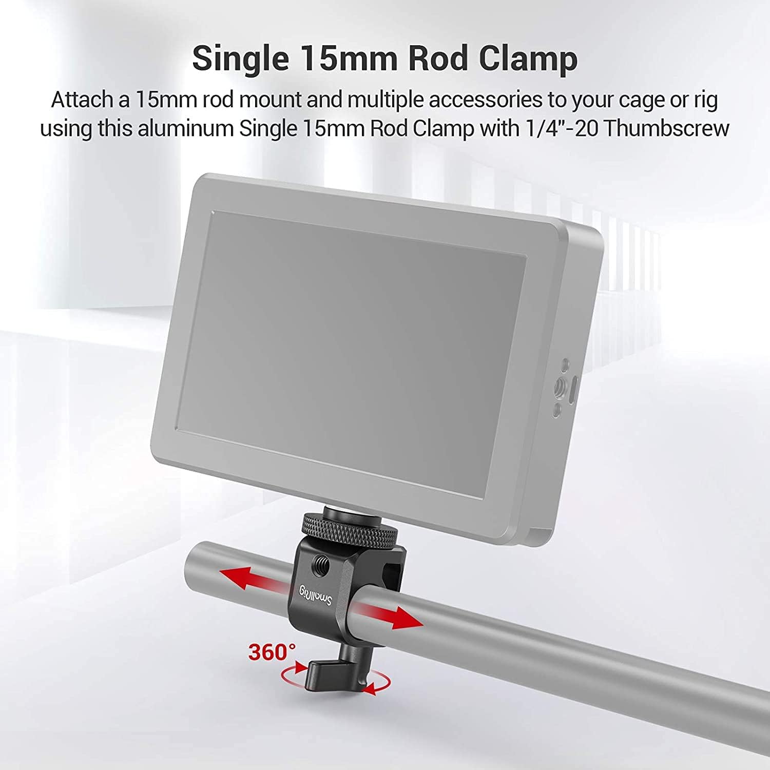 Thumbnail 1 de SmallRig 15mm Rod Clamp 860B