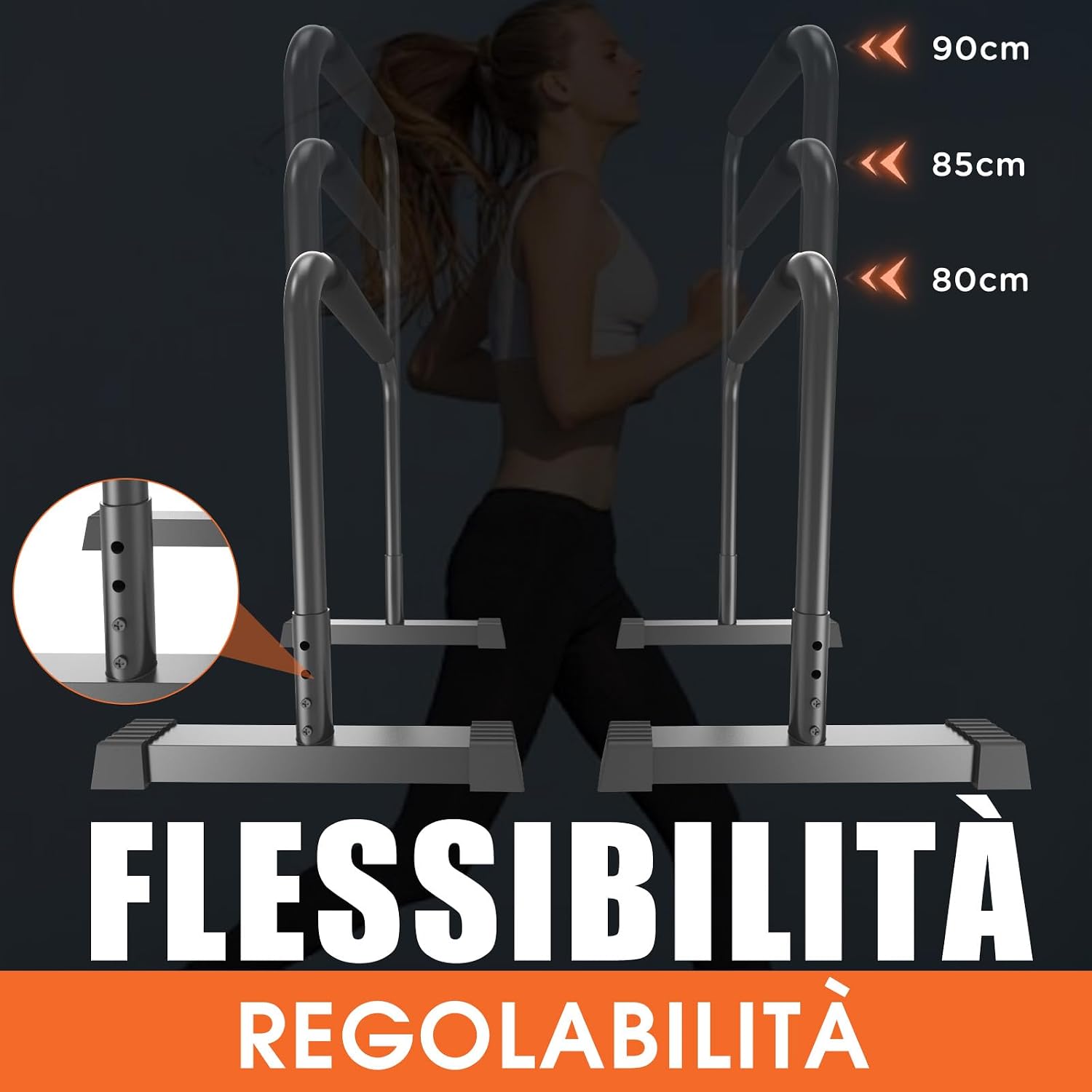 Thumbnail 1 de DH FitLife Dip Parallele Bars 80-90 cm