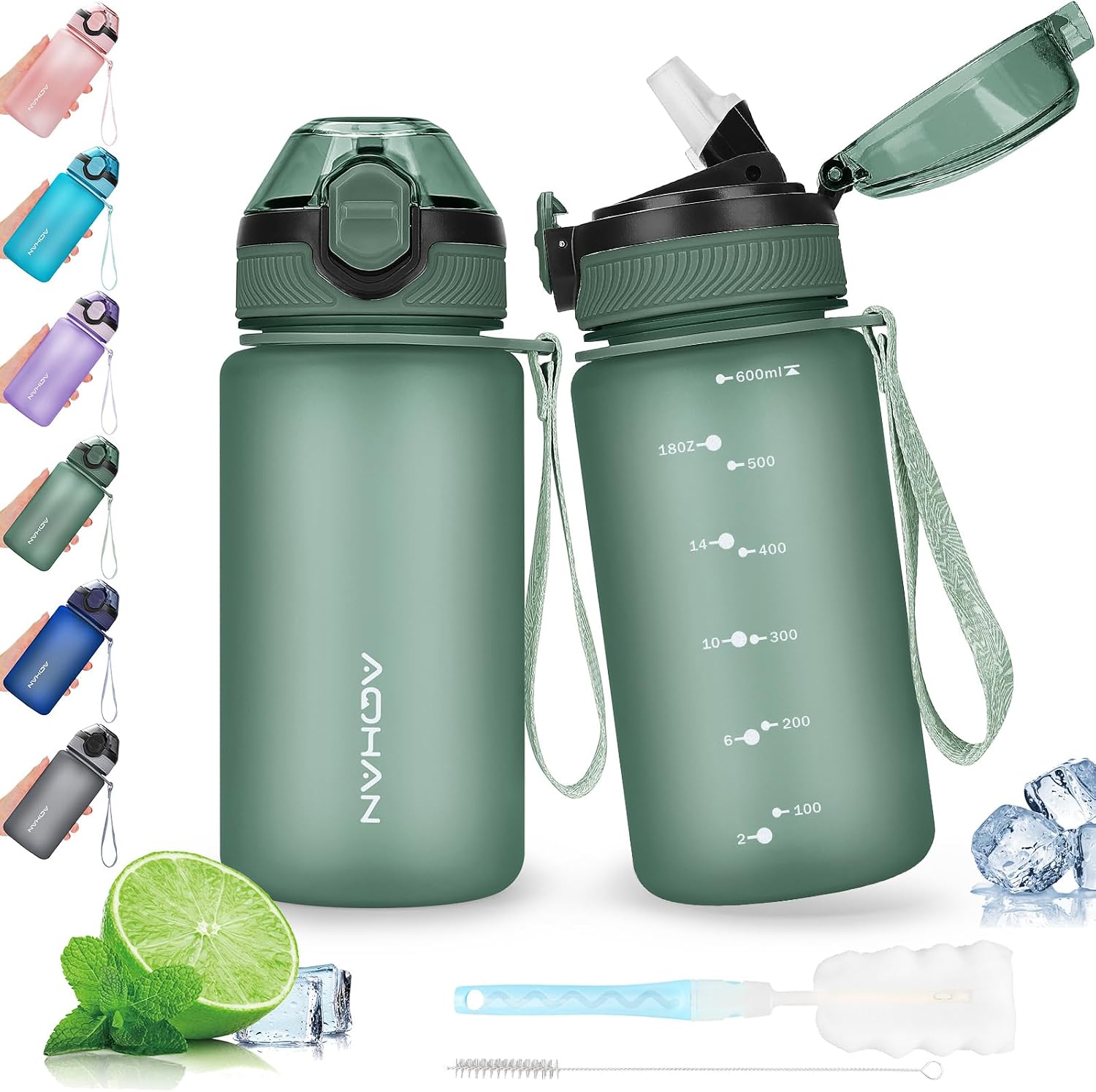 Detalle de AOHAN 600ML water bottle