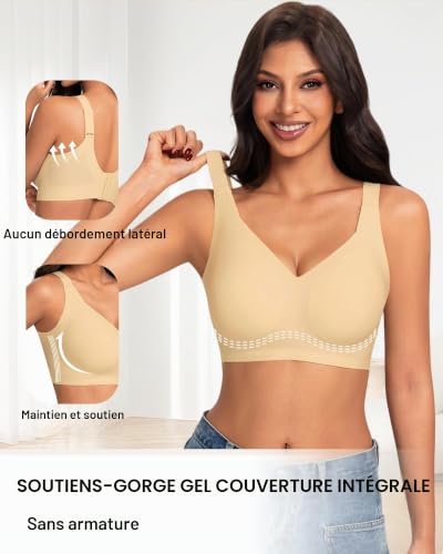 Detalle 2 de HOWIN Soutien-gorge sans armatures grande taille