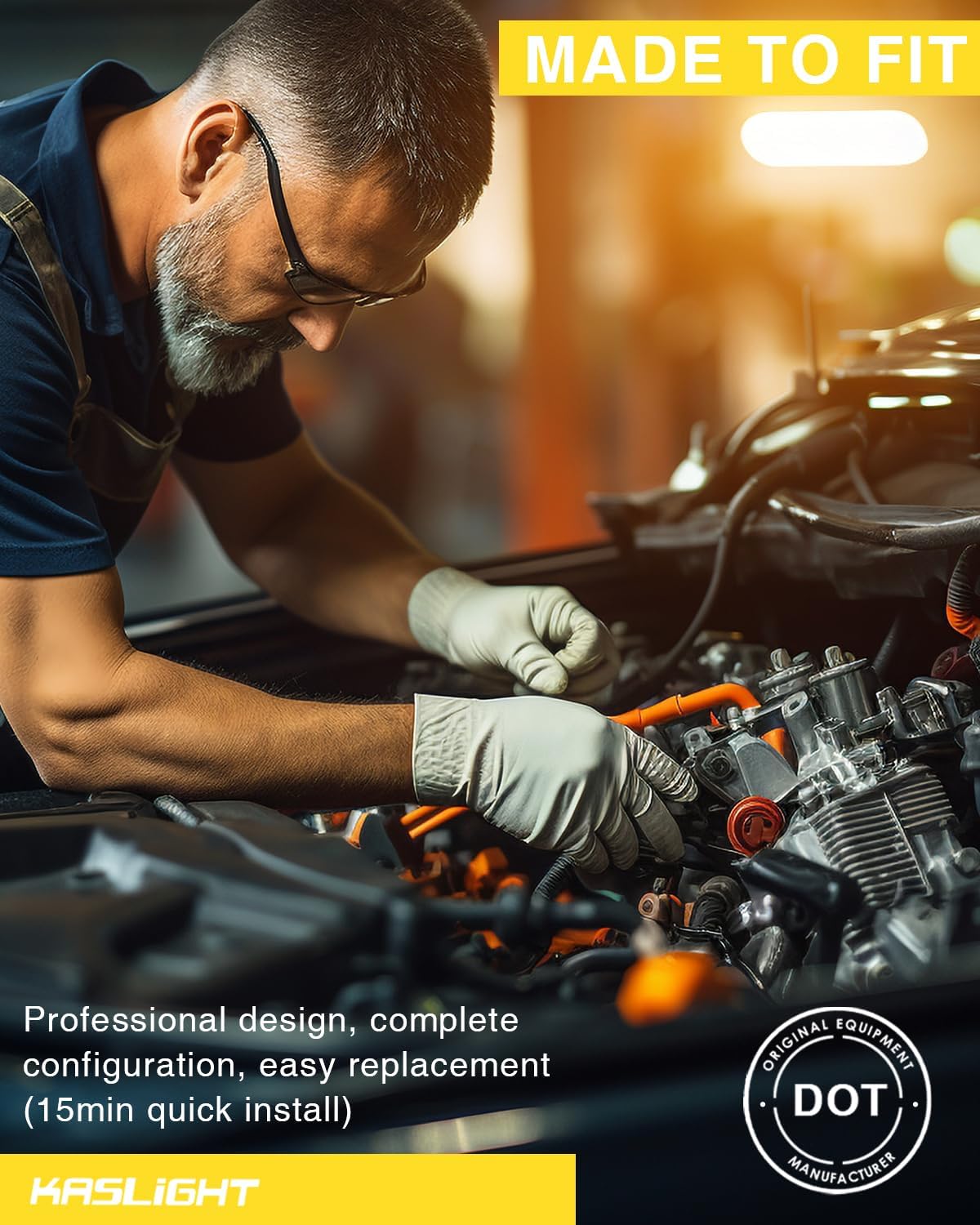 Thumbnail 2 de KASLIGHT H6054 5x7 LED Headlights