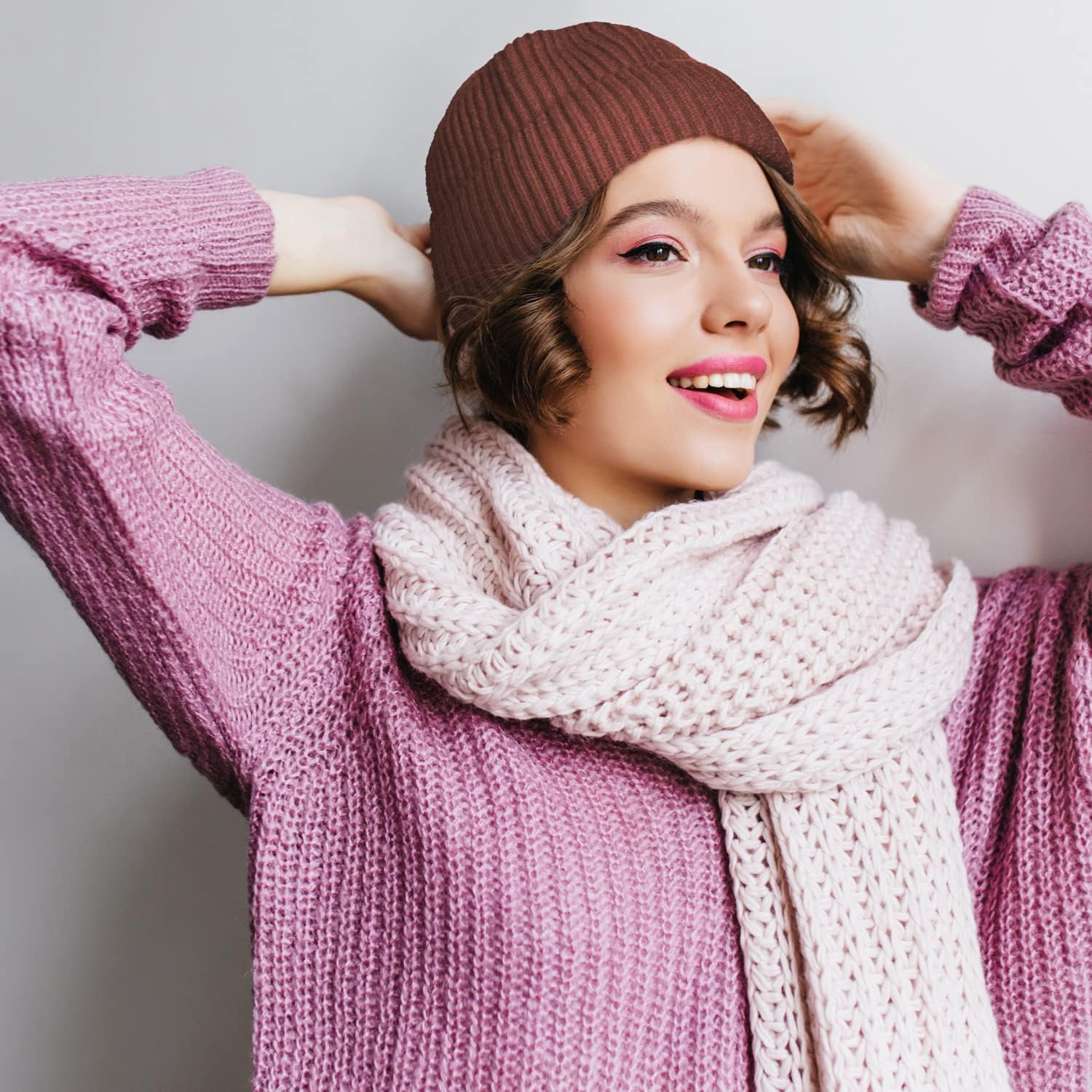 Detalle de ROYBENS Fisherman Beanie, Wool Blend