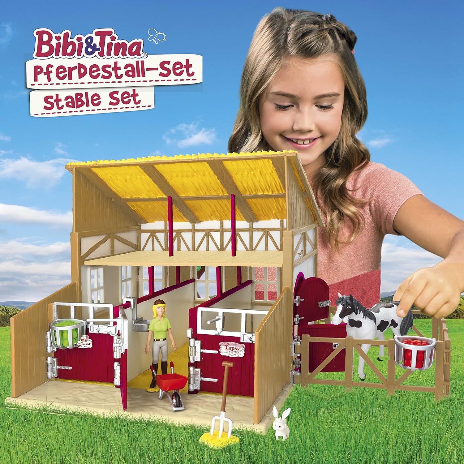 Thumbnail 3 de CRAZE Bibi und Tina Pferdestall-Set Martinshof (Spielset mit Pferden & Zubehör) ab 3 Jahren 35009