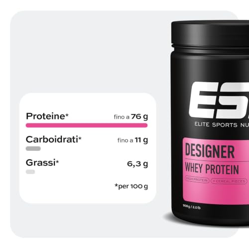 Detalle 2 de ESN Designer Whey Protein in polvere Banana 1 kg – profilo amminoacidi equilibrato e versatilità in cucina