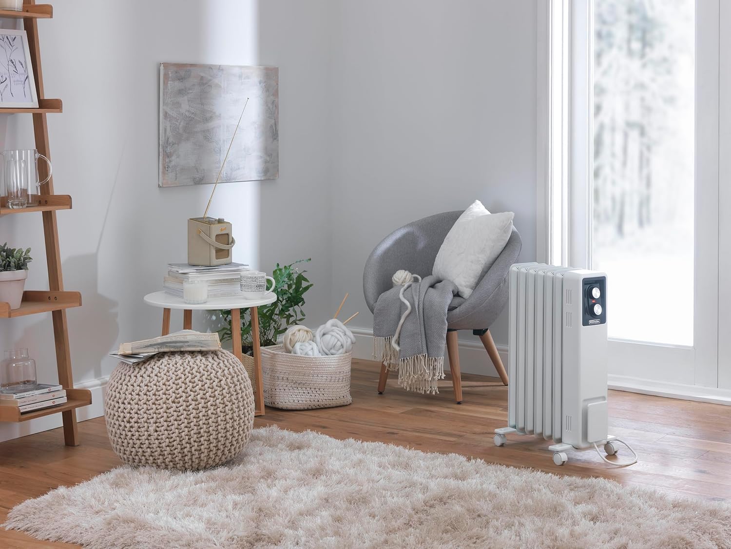Detalle 2 de Dimplex 1.5kW Radiator ECR15, Oil Free Eco Column Heater, Freestanding Electric Heating Unit, Quiet Plug In Lightweight Portable Compact Electric Home Heater with Thermostat – White
Dimplex 1.5kW Radiator ECR15, Oil Free Eco Colum…