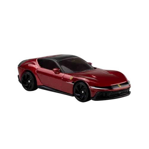Detalle de Hot Wheels Ferrari Pack de 5 Coches a Escala 1:64 – Licencia Oficial (JLN12)