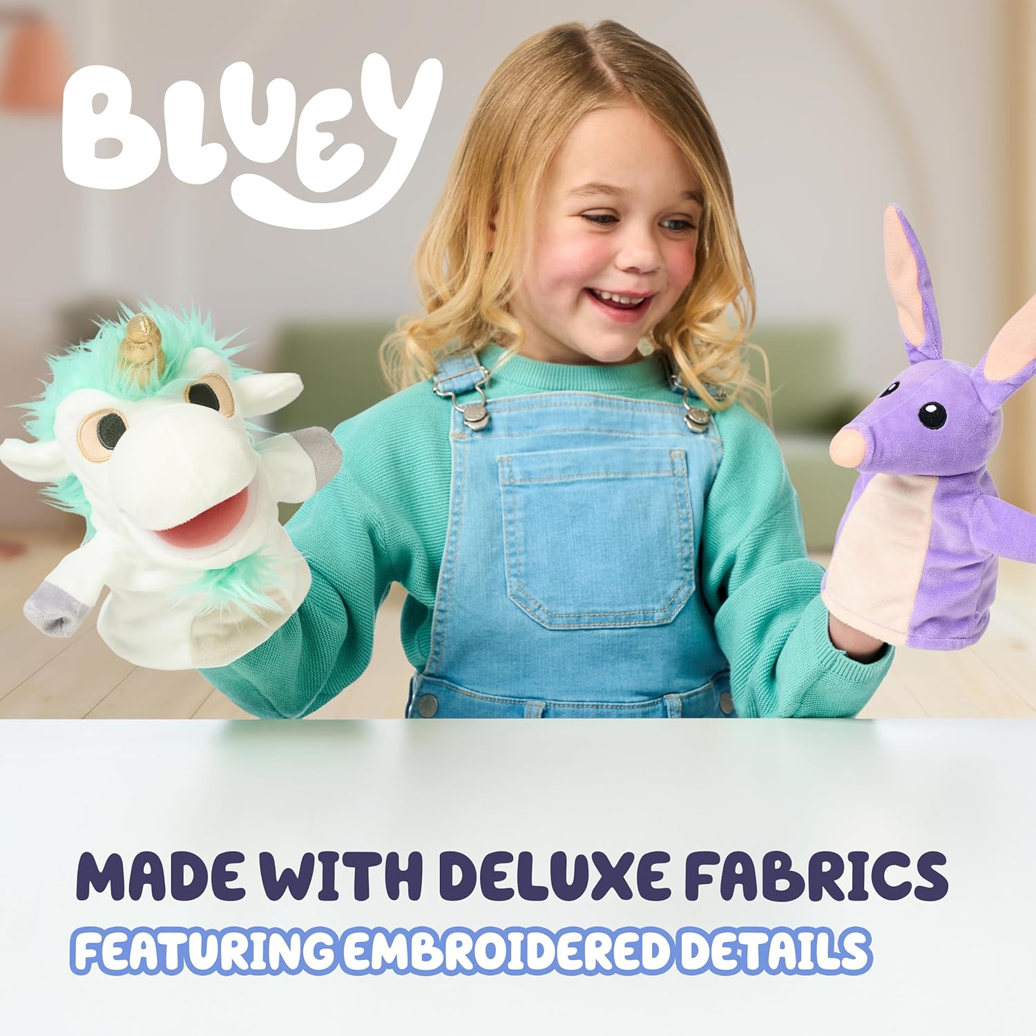 Thumbnail 5 de Bluey Unicorse & Bob Bilby Hand Puppets