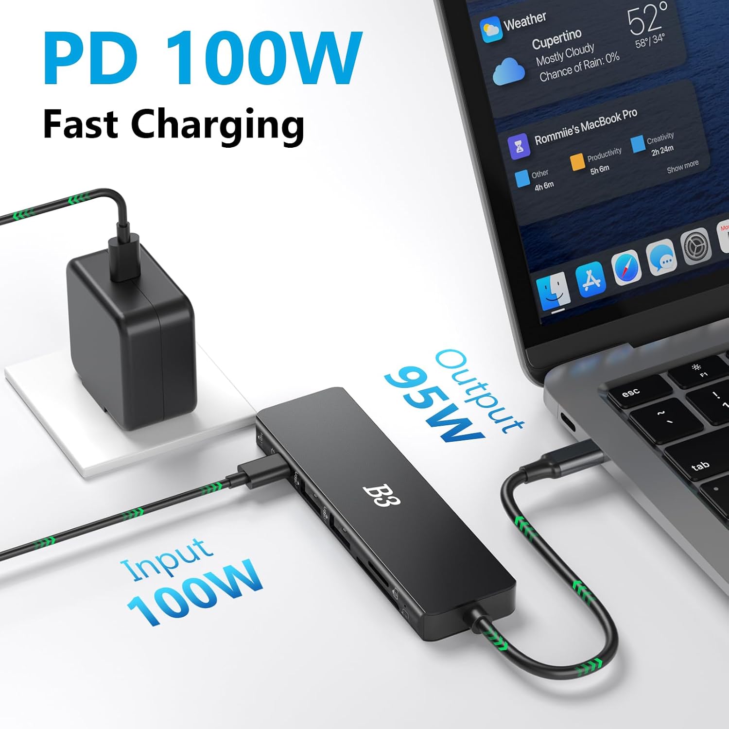 Thumbnail 4 de USB-C Hub 6 in 1 HDMI 4K PD 100W