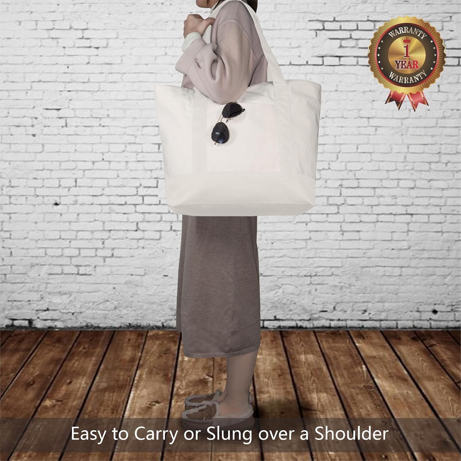 Detalle 2 de TOPDesign 3-Pack Canvas Tote Bags