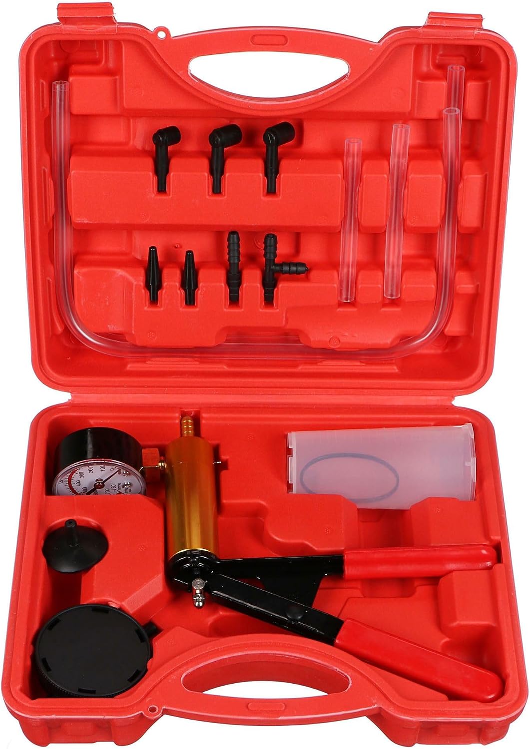 Detalle de SIXTOL MECHANIC BRAKE TESTER 16 vakuumtestare för bromssystem med manometer