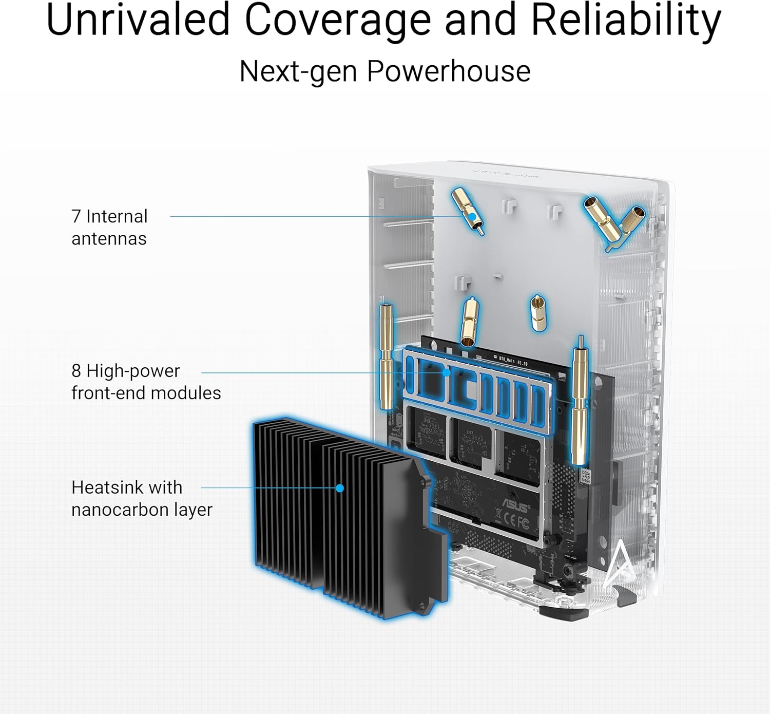 Thumbnail 5 de ASUS ZenWiFi BT6 Tri-Band WiFi 7 Mesh (2-pack) with 9.4 Gbps, 5800 sq.ft. Coverage