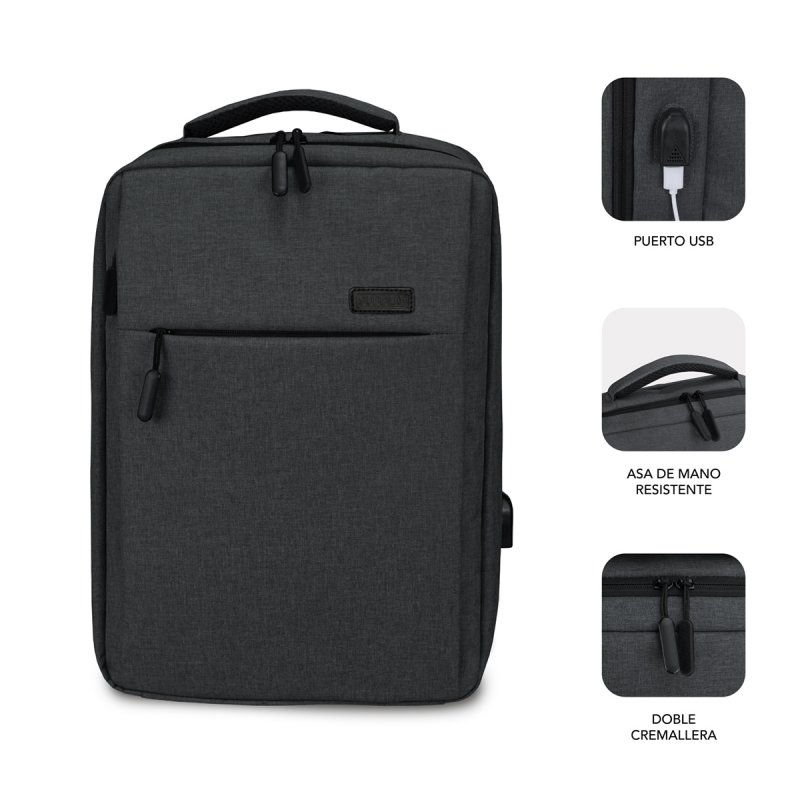 Thumbnail 1 de Subblim Traveller Airpadding Mochila para portátil 15,6"