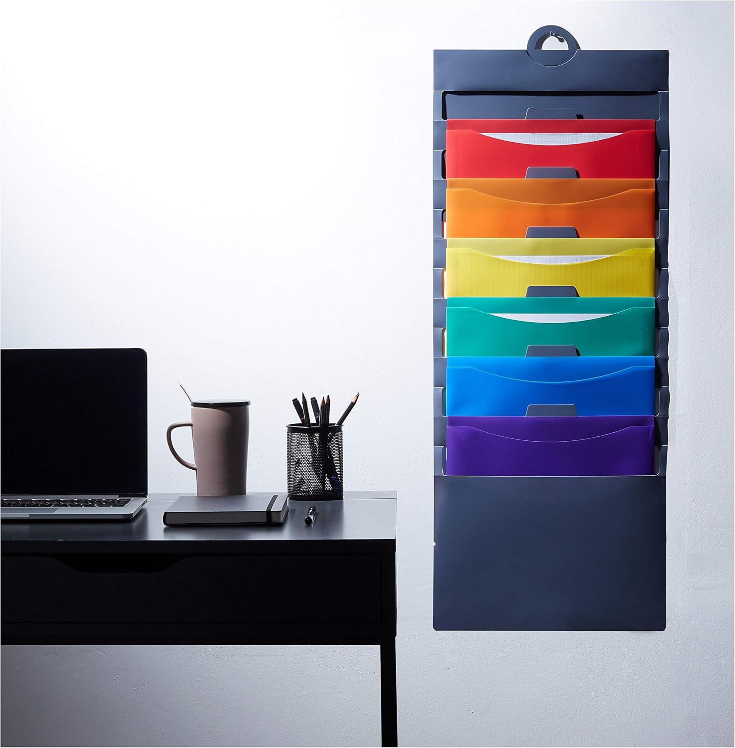 Thumbnail 3 de Amazon Basics 36-Inch Hanging File Folders: Space-Saving Multicolor Organization System