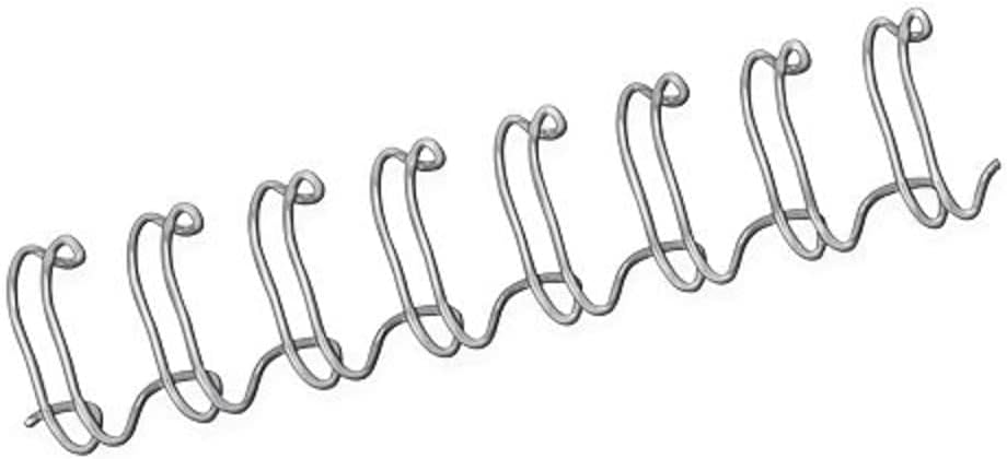 Detalle de Fellowes 53262 - Anneaux de reliure métal 10 mm (Blanc), Pack de 100