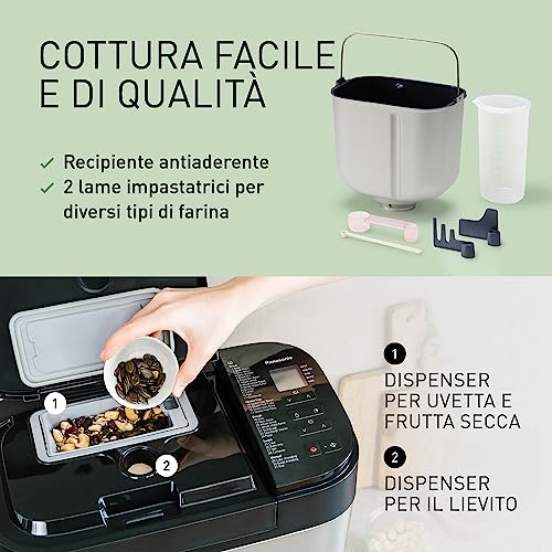 Thumbnail 2 de Panasonic SD-YR2550SXE: Macchina per il Pane con 31 Programmi, Dispenser e Timer fino a 13 ore