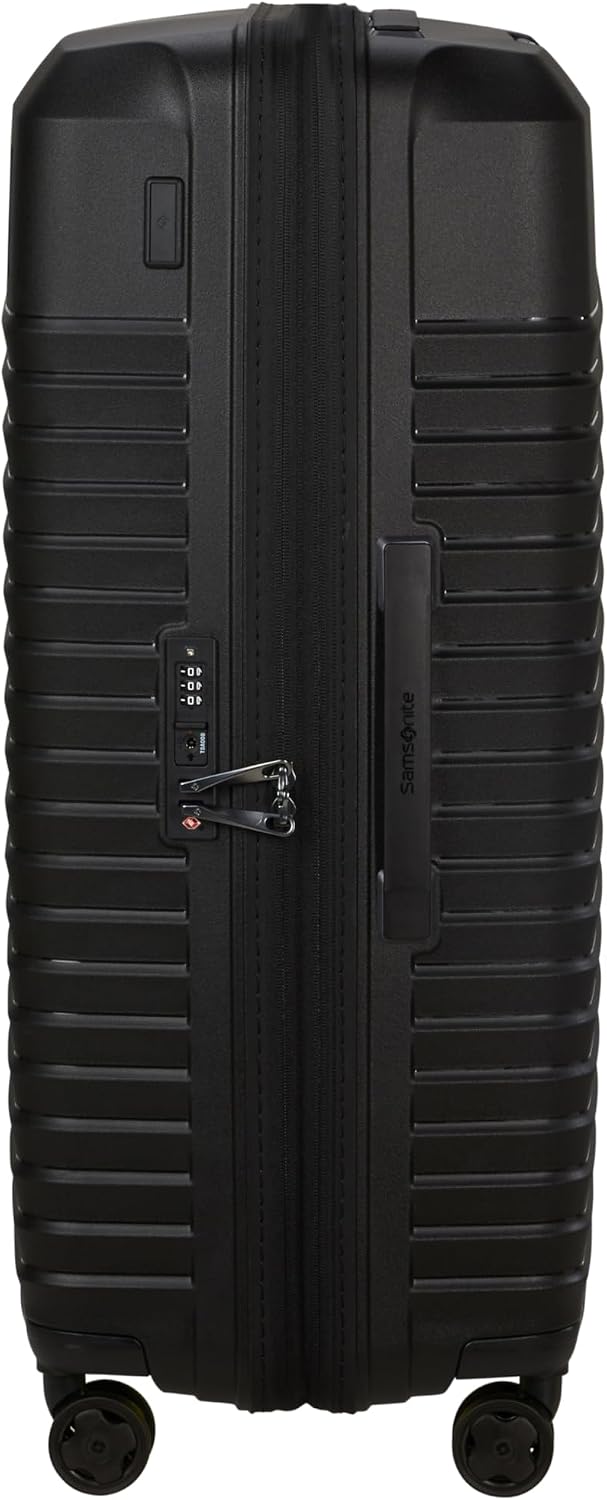 Detalle de Samsonite Intuo Spinner L – Erweiterbarer Koffer 75 cm, 105/115 L, Schwarz