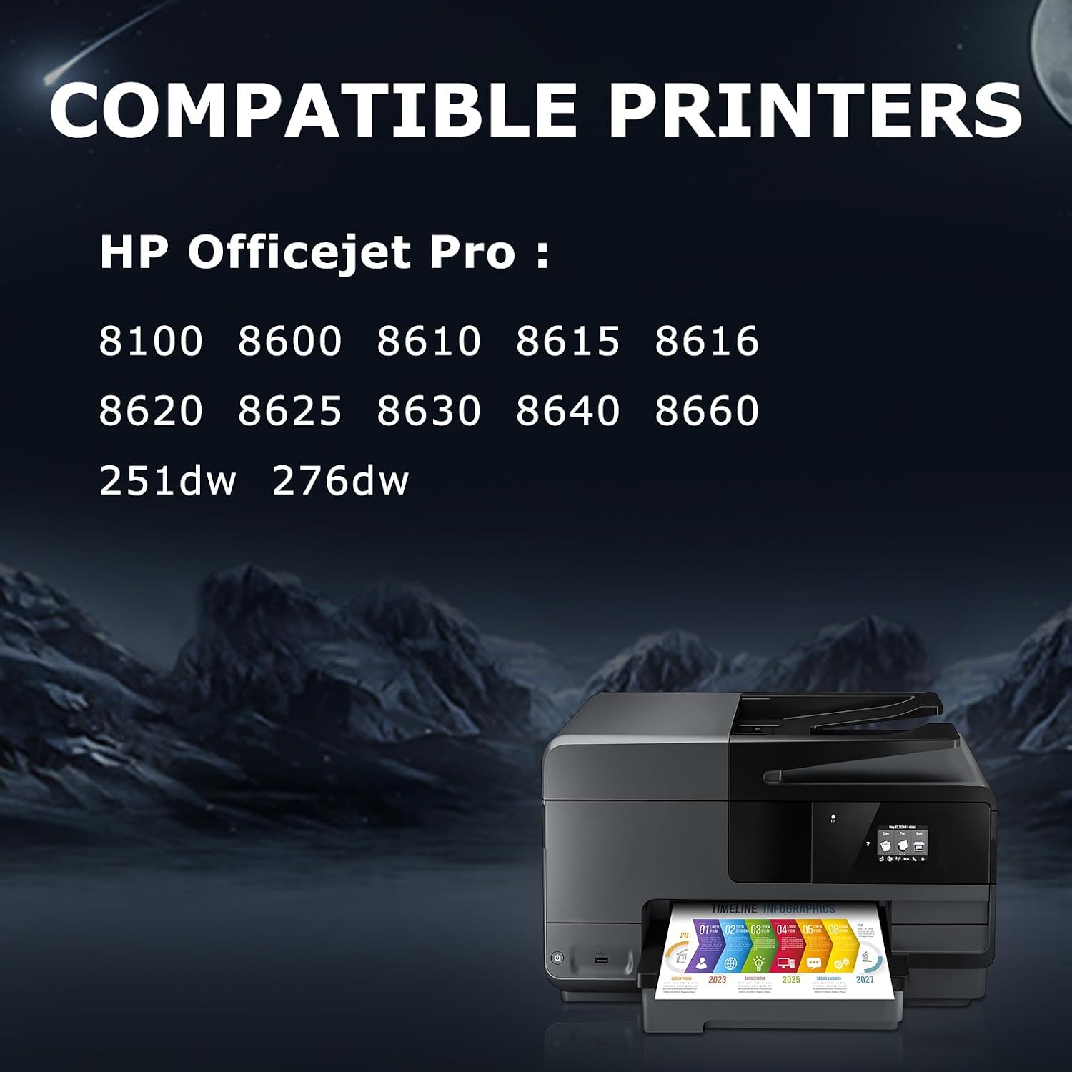 Thumbnail 1 de DOUBLE D 950XL & 951XL ink cartridges (compatible HP 950/951) – 10 pack for Officejet Pro series