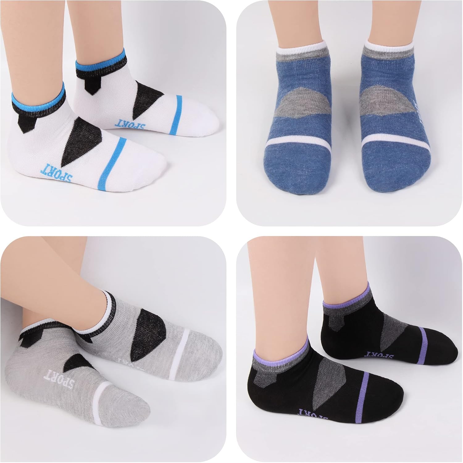 Thumbnail 5 de Libella 12 paia di calzini sneaker bambino/ragazzi colorati 2116VA