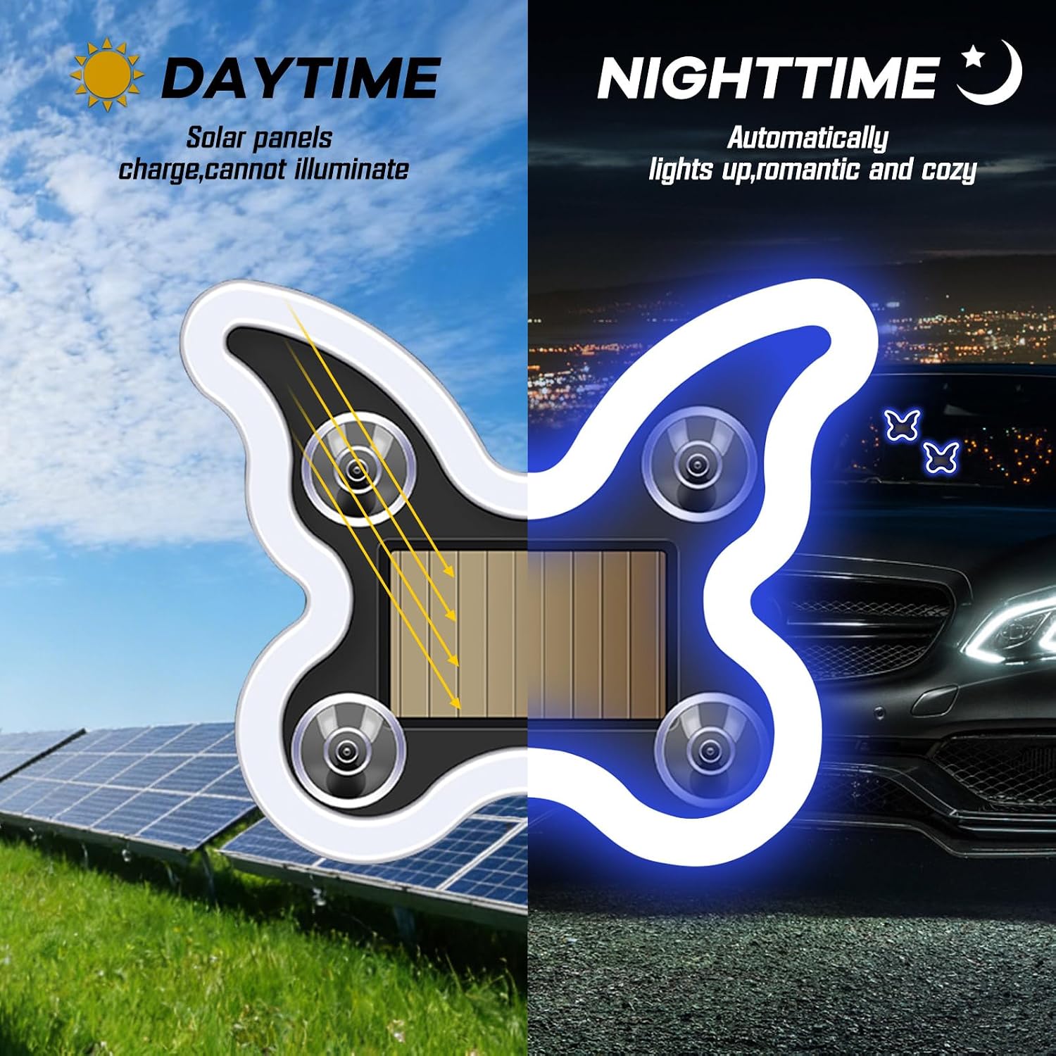 Detalle de GCZCC Car Window Ambient Lights 2-Piece