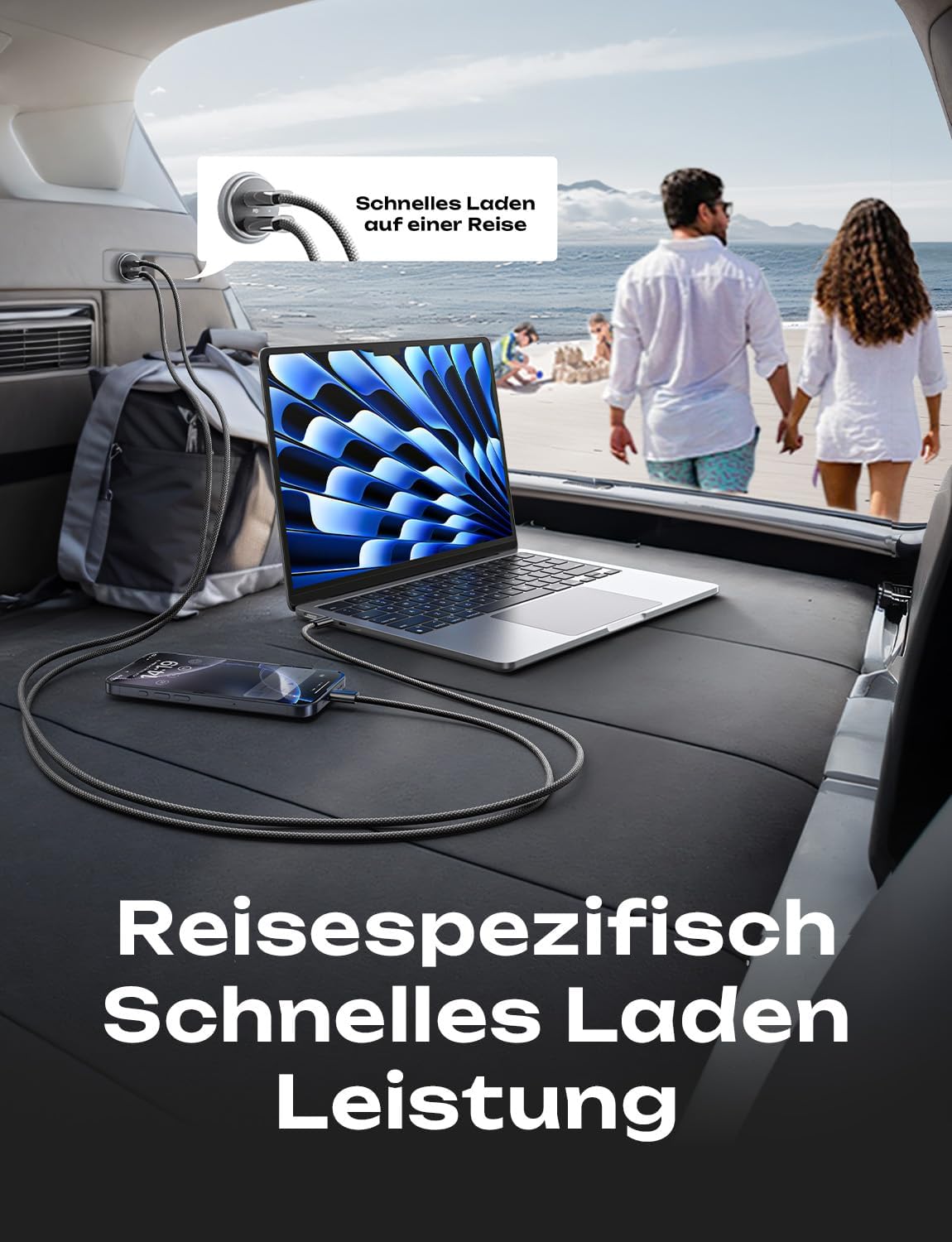 Thumbnail 5 de LISEN 90W Autoladegerät USB C