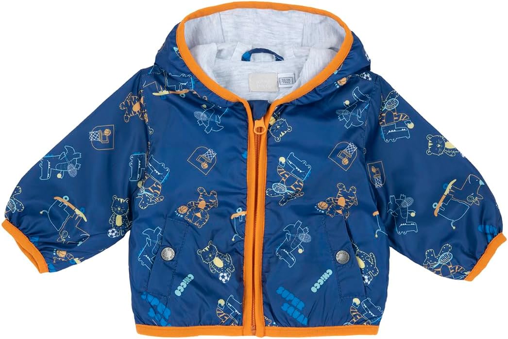 Detalle de Chicco Giubbino con zip e cappuccio per neonato 0-24 mesi (Pacco da 1)