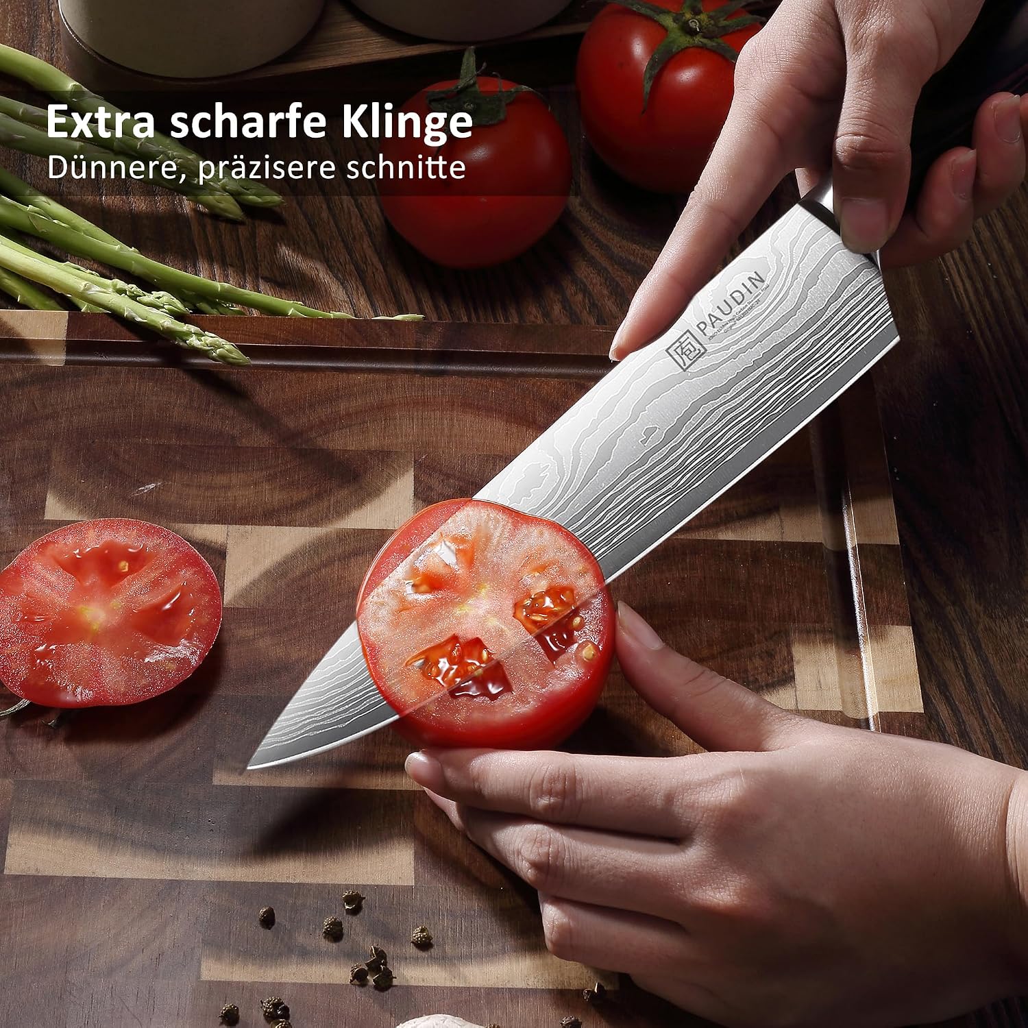 Detalle 1 de PAUDIN Messerset Küchenmesser Set 3-teilig