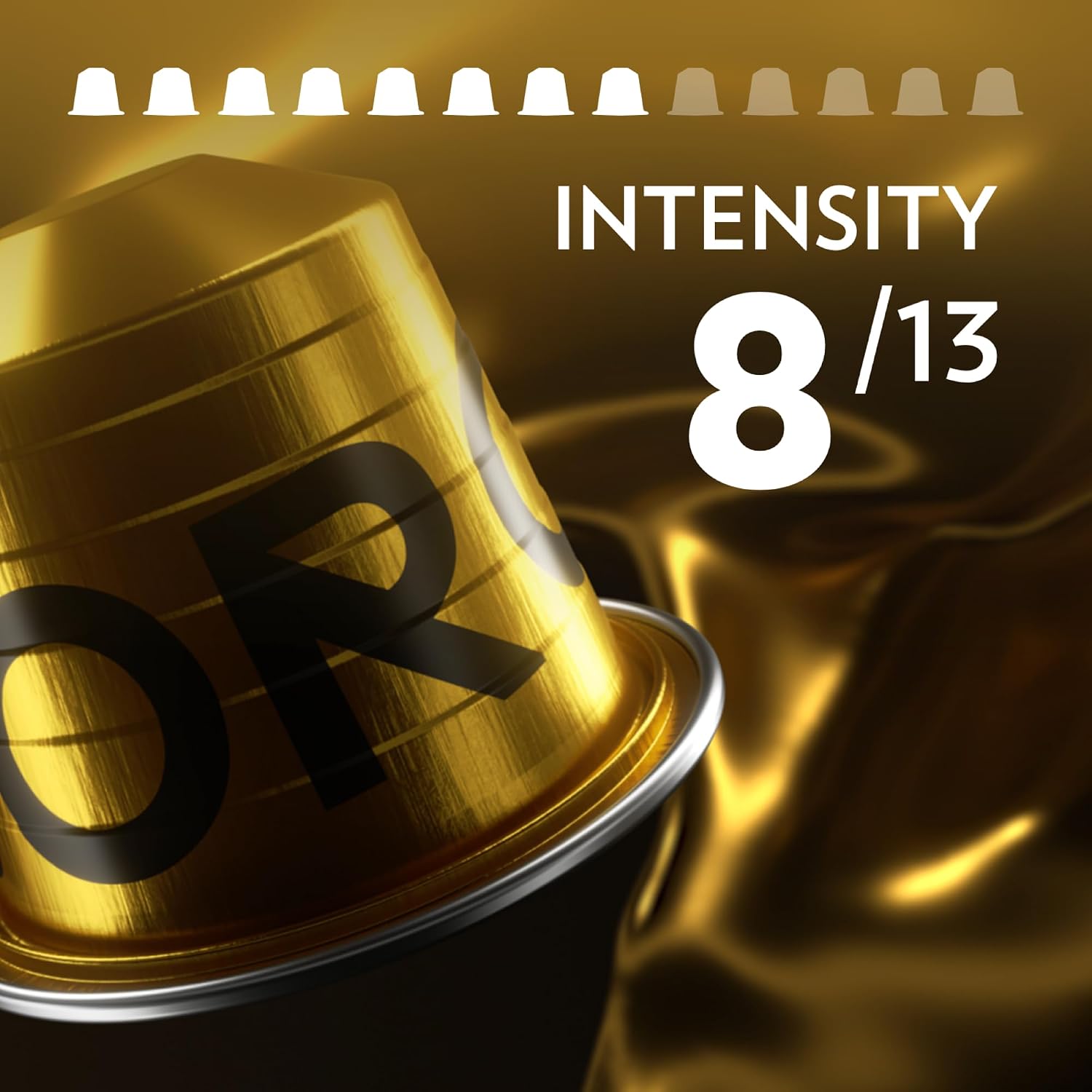 Detalle 2 de Lavazza Qualità Oro 30 Aluminum Capsules for Nespresso Machines (100% Arabica, Light Roast, Intensity 8/13)