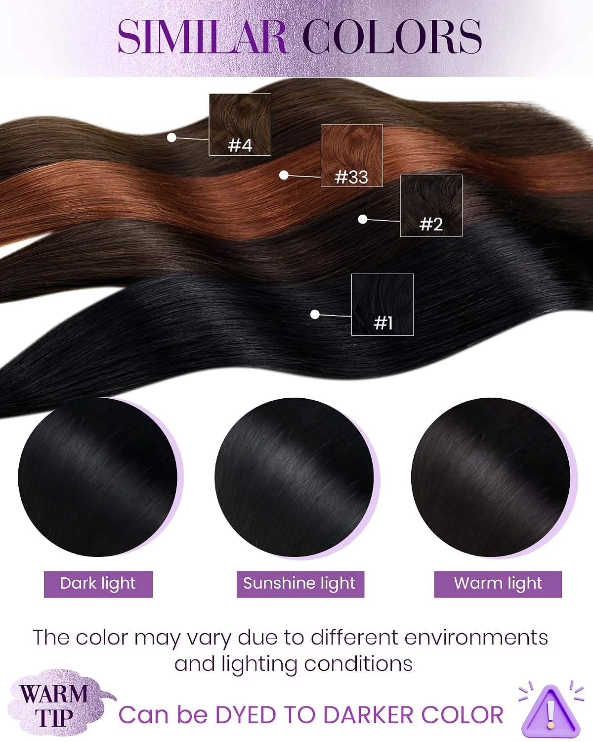 Thumbnail 4 de LaaVoo K Tip Real Human Hair U-Tip Extensions | 20 Inch, Black, 100g