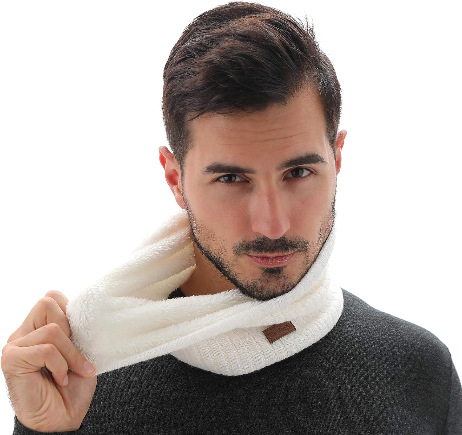 Detalle 2 de NovForth Winter Neck Warmer fleece-lined infinity scarf