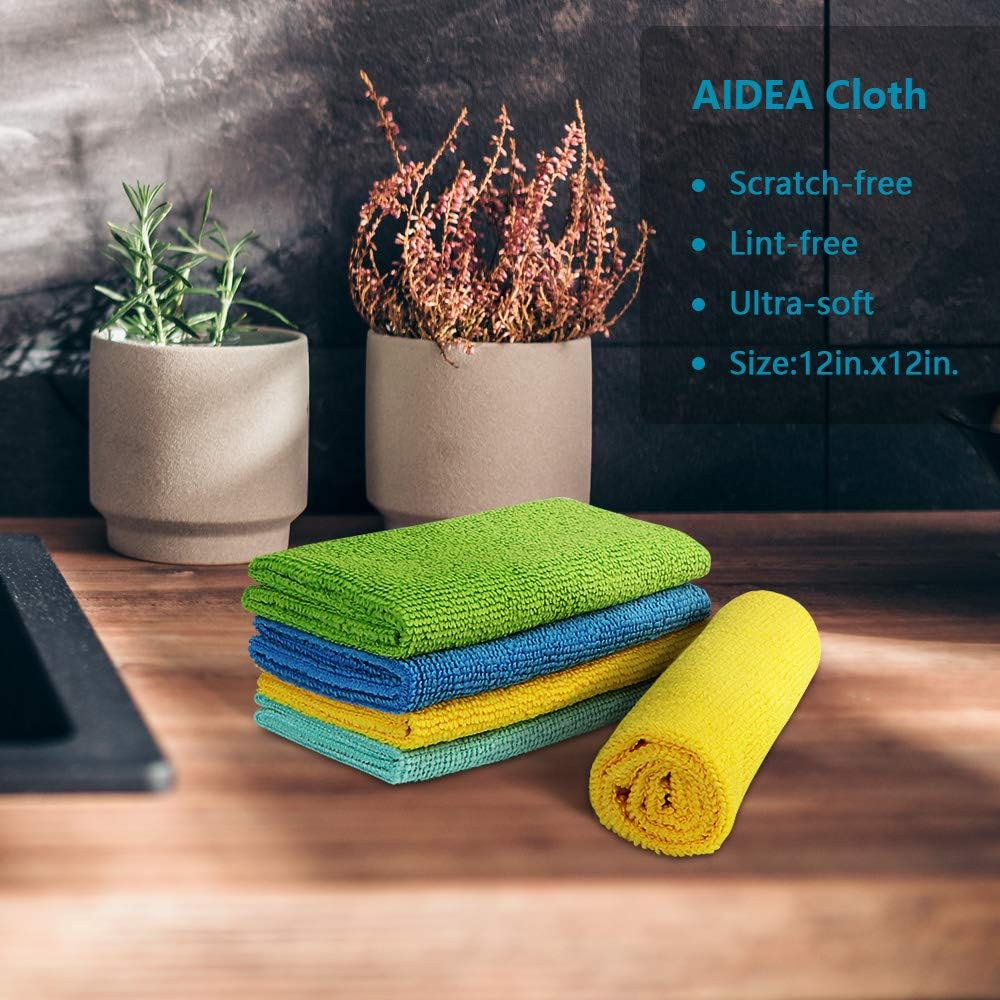 Thumbnail 5 de AIDEA Lot de 24 chiffons microfibre 30 x 30 cm