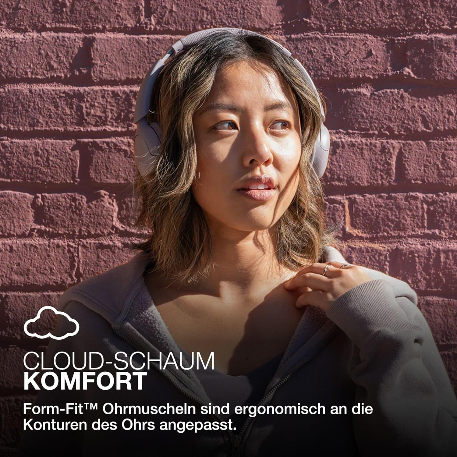 Thumbnail 4 de JLab Go Lux ANC Kopfhörer mit Hybrid Noise Cancelling, Bluetooth On-Ear & Mikrofon (mauve)