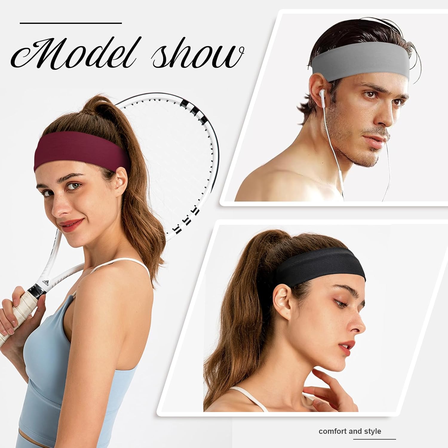 Detalle de Headbands for women 8 pack AWUMBUK