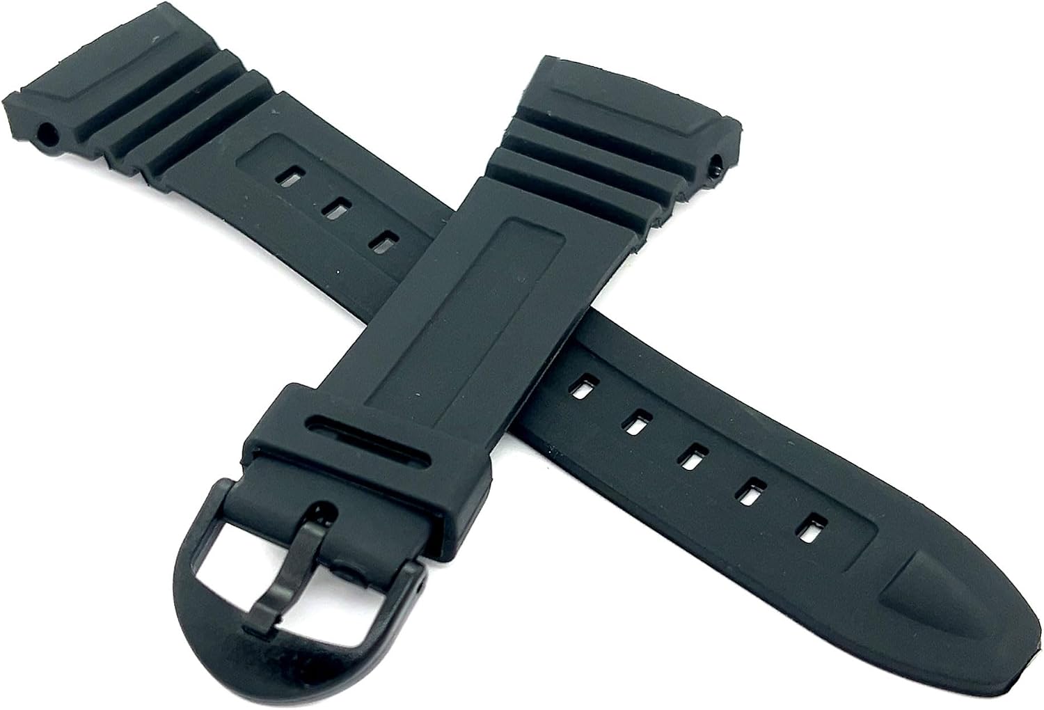 Thumbnail 5 de Cinturino orologio nero in gomma resina compatibile con Casio W-96H (Ref 577EA1-10076822)